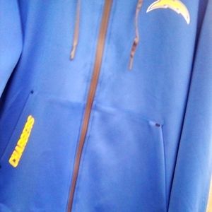 CHARGER'S FAN 💙by  MICHAEL STRAHAN. Hoodie .Med Size NWOT